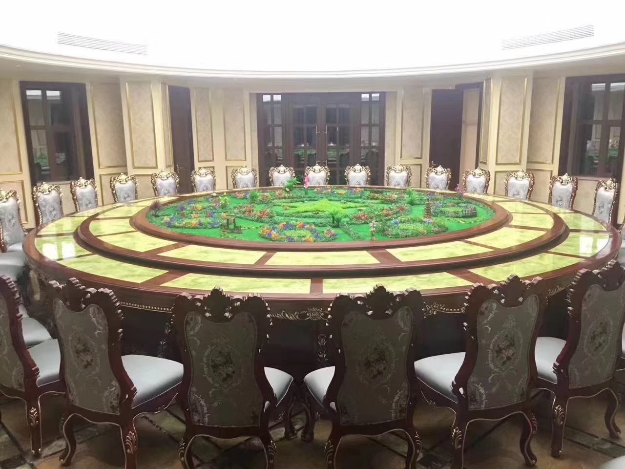 电动升降餐桌桌架升降系统在高度可升降